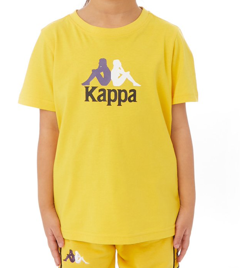Kappa KIDS AUTHENTIC MOLONGIO T-SHIRT - YELLOW – Little Image Kids Clothing