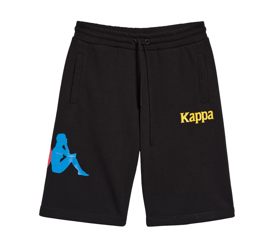 tung Barry Kemi Kappa KIDS AUTHENTIC SANGONE SHORTS - BLACK – Little Image Kids Clothing