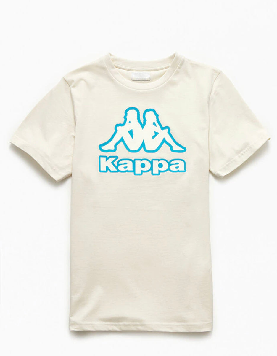 Kappa KIDS LOGO TAPE BANT T-SHIRT - CREAM – Little Image Kids Clothing