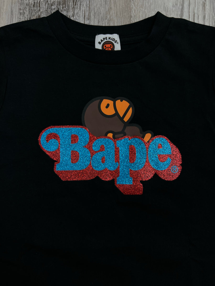 Bape Black Baby Milo t shirt – Little Image Kids Clothing
