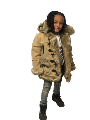 Jordan Craig Aspen Sherling Coat Latte