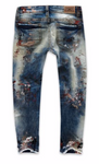 Jordan Craig KIDS TALLADEGA STRIPED DENIM (SUMMER STORM)
