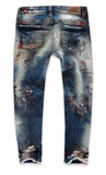 Jordan Craig KIDS TALLADEGA STRIPED DENIM (SUMMER STORM)