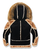 Jordan Craig KIDS EL JEFE SHEARLING MOTO JACKET (BLACK COFFEE)