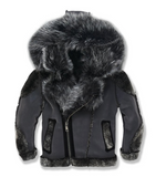 Jordan Craig KIDS EL JEFE SHEARLING MOTO JACKET (SMOKE)