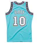 Vancouver Grizzlies Mike Bibby Mitchell & Ness Teal Hardwood Classics Swingman Jersey