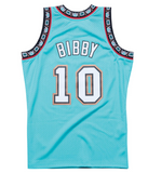 Vancouver Grizzlies Mike Bibby Mitchell & Ness Teal Hardwood Classics Swingman Jersey