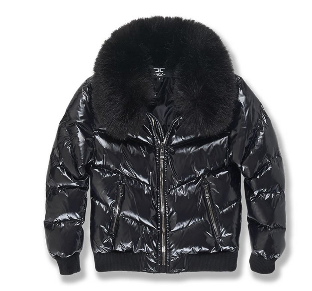 Lenox nylon puffer jacket sale