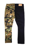 Bistre Premium Washed Half and Half Twill Pants