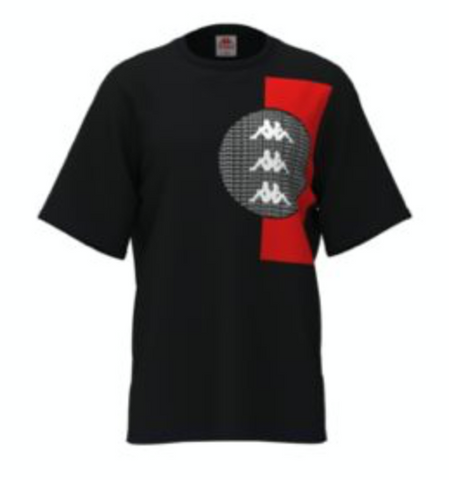 Kappa KIDS AUTHENTIC HB ELIKS T-SHIRT (BLACK RED)
