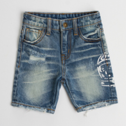 Billionaire Boys Club Graphic-Print Denim Shorts