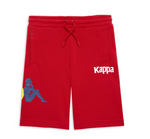 Kappa KIDS AUTHENTIC SANGONE SHORTS - RED