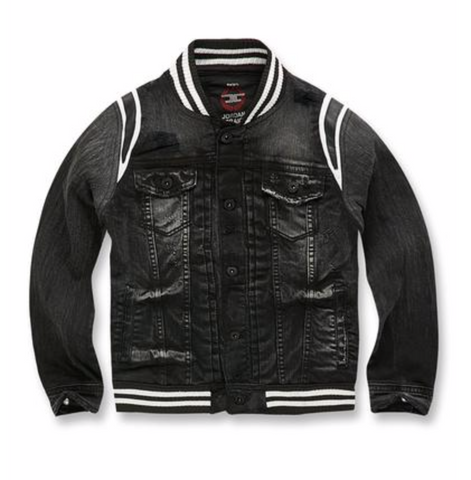 Jordan Craig Denim Varsity Jacket 11