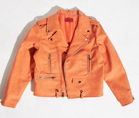 Haus Of Jr Theodore Python Jacket (Orange) 27