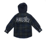 Haus Of Jr Hooded Flannel (Blue)