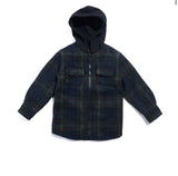 Haus Of Jr Hooded Flannel (Blue)