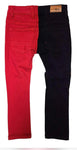 Kleep Chairo Kid's Premium Washed Half and Half Twill Pants for Kids