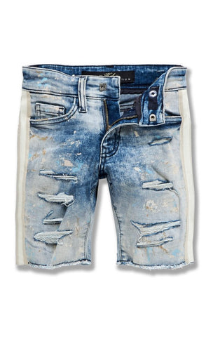 Jordan Craig KIDS SPARTA STRIPED DENIM SHORTS (MOJAVE)