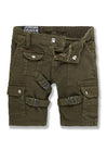 Jordan Craig KIDS CAIRO CARGO SHORTS (ARMY GREEN)