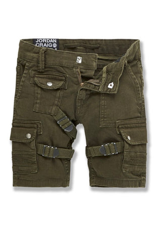 Jordan Craig KIDS CAIRO CARGO SHORTS (ARMY GREEN)