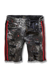 Jordan Craig KIDS SPARTA STRIPED DENIM SHORTS (BRED)