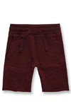 Jordan Craig KIDS PALMA FRENCH TERRY SHORTS (WINE)