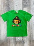 Bape Green Baby Milo t shirt