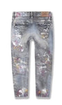 Jordan Craig KIDS TALLADEGA STRIPED DENIM (CORAL)