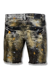 Jordan Craig KIDS SPARTA STRIPED DENIM SHORTS (GOLD)