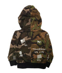 Cypress Kid's Heavy Washed split Camo jacket