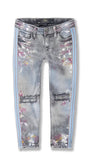 Jordan Craig KIDS TALLADEGA STRIPED DENIM (CORAL)