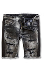 Jordan Craig KIDS SPARTA STRIPED DENIM SHORTS (TRIPLE BLACK)