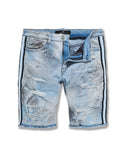 Jordan Craig KIDS SPARTA STRIPED DENIM SHORTS (UNIVERSITY BLUE)