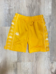 Kappa KIDS 222 BANDA TREADWELLZIN SHORTS - YELLOW VANILLA