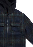 Haus Of Jr Hooded Flannel (Blue)