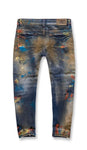 KIDS TALLADEGA STRIPED DENIM (BURNING MAN)