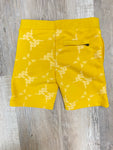 Kappa KIDS AUTHENTIC ERYA SHORTS - YELLOW VANILLA