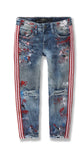 Jordan Craig KIDS TALLADEGA STRIPED DENIM (SOUTH BEACH)