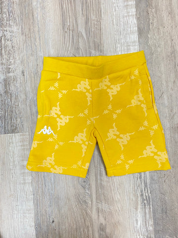 Kappa KIDS AUTHENTIC ERYA SHORTS - YELLOW VANILLA