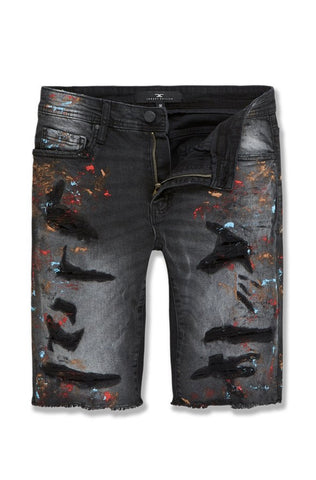 Jordan Craig VENGEANCE DENIM SHORTS (INDUSTRIAL BLACK)