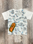 Bape Space Camo Multi Shark Pocket Tee Shirt