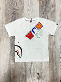 Bape Space Camo Multi Shark Pocket Tee Shirt